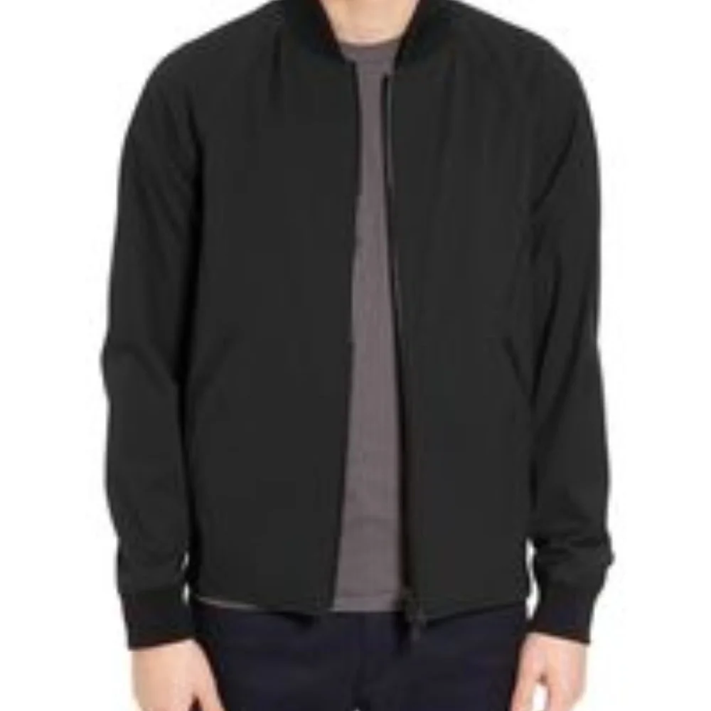 Ted Baker Black Calgar Nylon Bomber Jacket